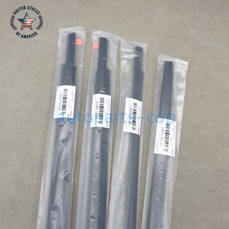 OEM 4x Window Moulding Trim Seal Belt For Toyota FJ Cruiser Weatherstrip 07-14 gallery