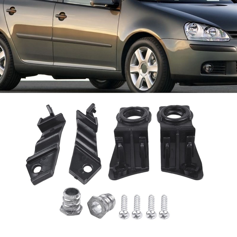 HEADLAMP HEADLIGHT BRACKET REPAIR KIT for GOLF For MK5 (2003 2009) R+L SIDE gallery