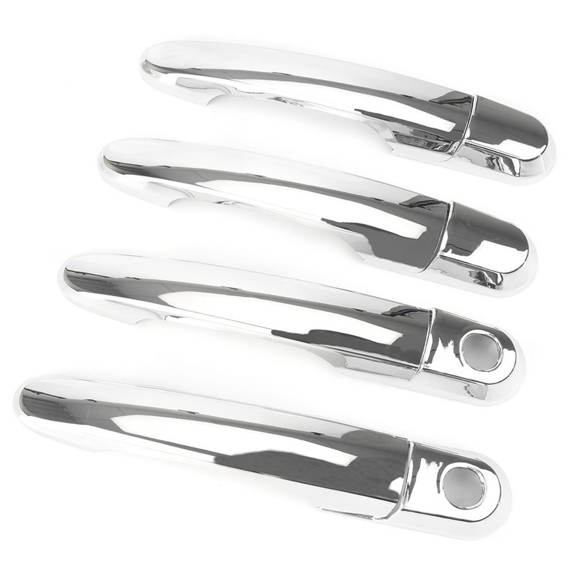 Door Handle Cover Trims Protect Chrome Fit Hyundai Accent 2006-2010 2007 Car ABS gallery