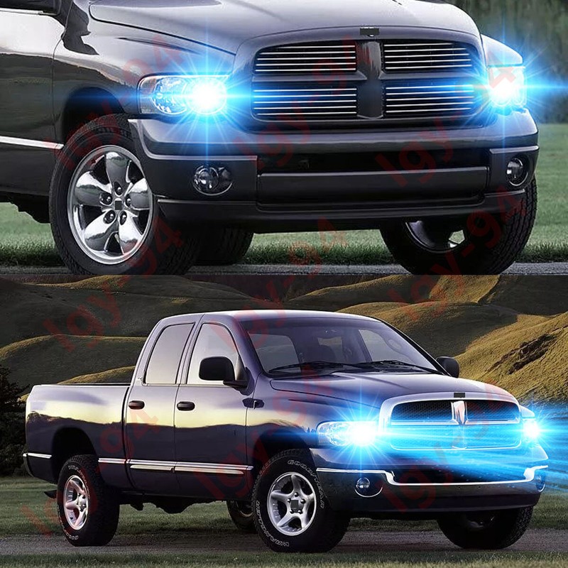 For Dodge Ram 1500 2500 3500 2003-2005 8000K 9007 LED Headlight Bulb Hi-Low Beam