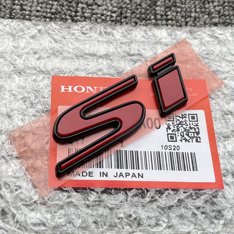 Si Trunk Emblem For Honda 2017-2025 civic Coupe 2-Dr 4-Door Badge 75723-TBF-A00 gallery