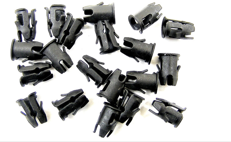 Ford Truck Emblem & Trim Barrel Clips- Fits 3/16″ Hole- 1/8″ Stud- 20pcs- #020