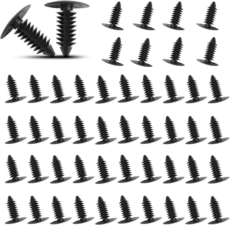 50 PCS Rust-Proof Bumper Clip Set – Secure Fasteners for Most Vehicles