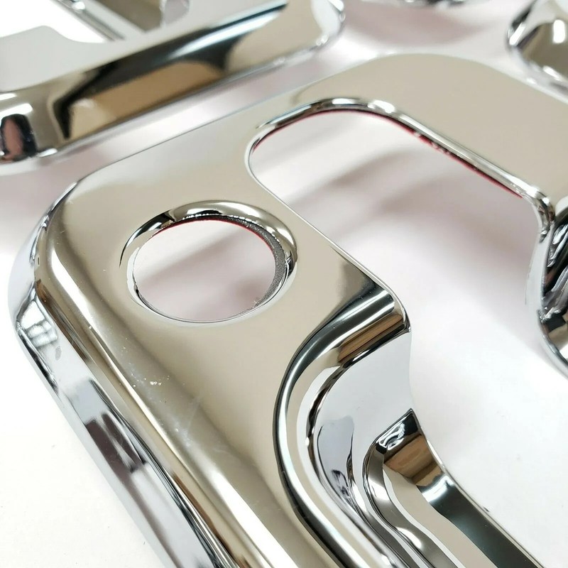 Fit 2003-2009 HUMMER H2 SUV SUT Chrome Handle Cover W/Passenger Key Hole 8PC Set gallery