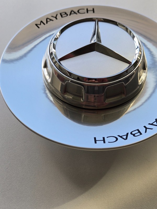 OEM Maybach 145mm Chrome Wheel Center Hub Cover Cap Mercedes Benz A0004007400 gallery