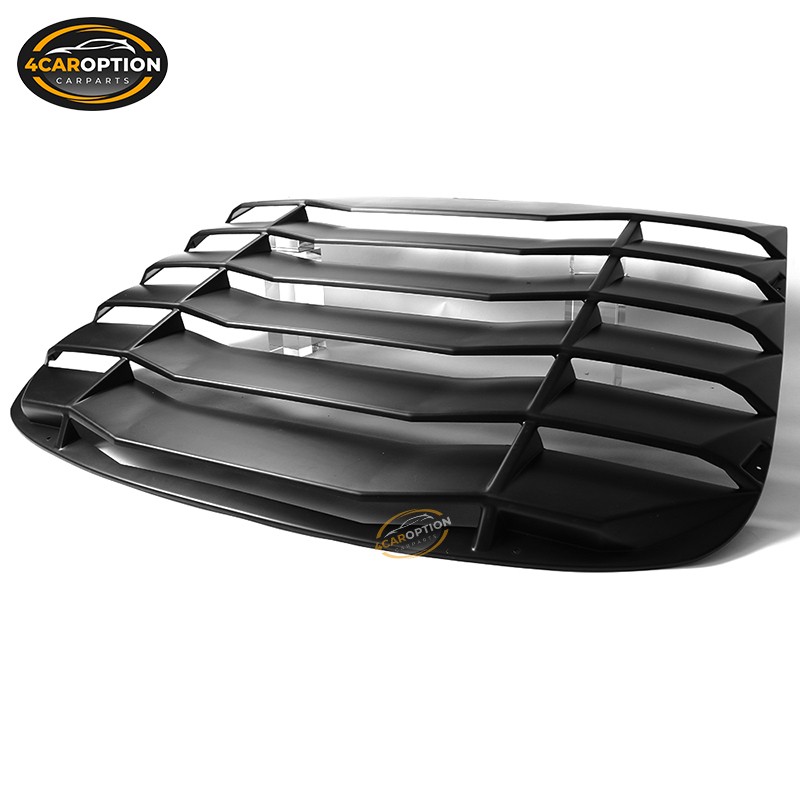 Fits 03-07 Infiniti G35 2DR Rear Window Louver Sun Shade Cover Matte Black ABS gallery