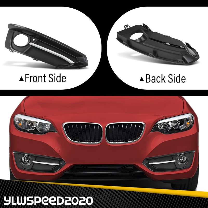 Fog Light Trim Lamp Front Passenger Right Side Fit For 14-20 BMW 228i 230i gallery