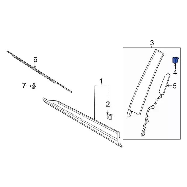 Genuine Ford Applique Retainer W719209-S300 gallery