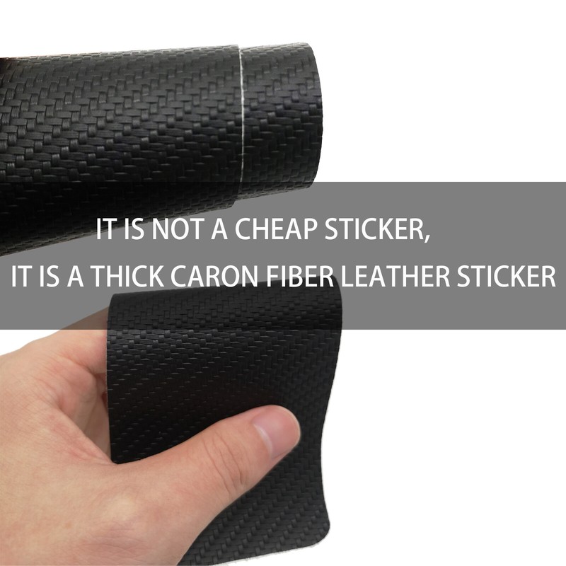 4Pcs Carbon Fiber Leather Car Door Sill stickers for Mitsubishi Outlander gallery