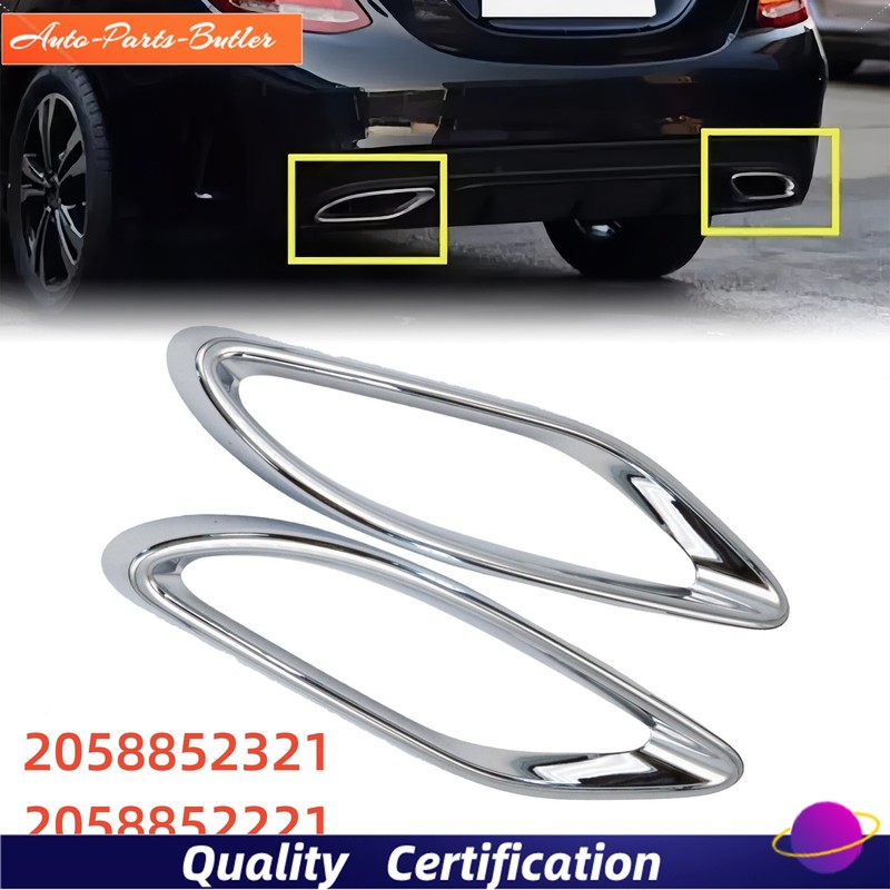 1 pair Bumper Covers For Mercedes-Benz A220 E350 2.0L E400 E450 E53 AMG 3.0L