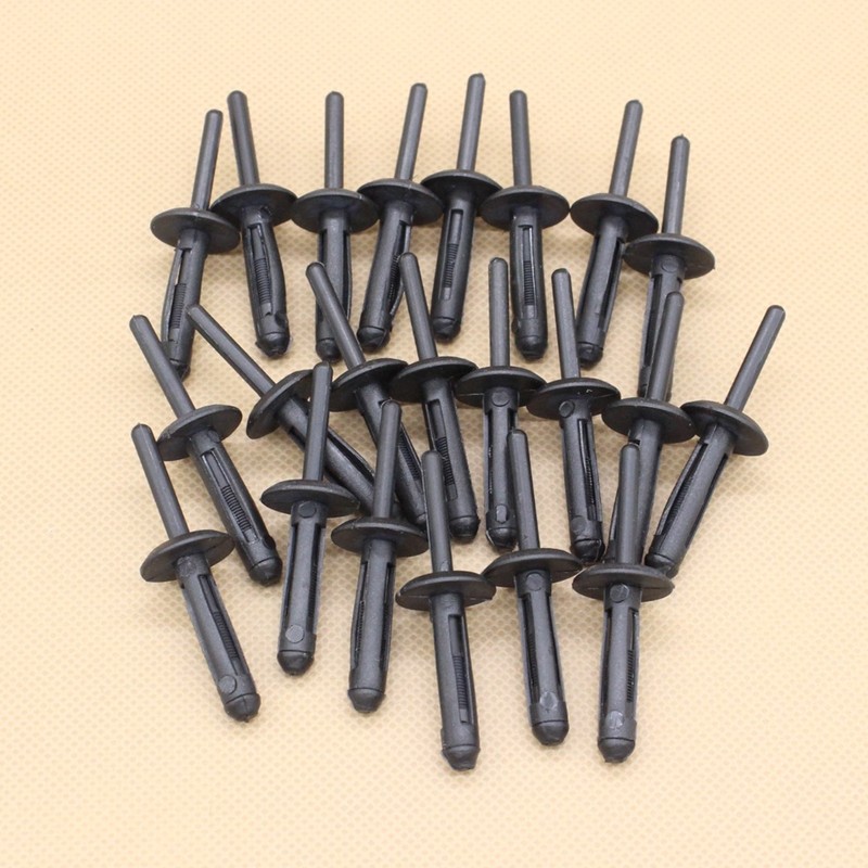 Nylon Blind Rivets 6500911 14063981 N803043S (Set of 20) For Jeep Chrylser Dodge