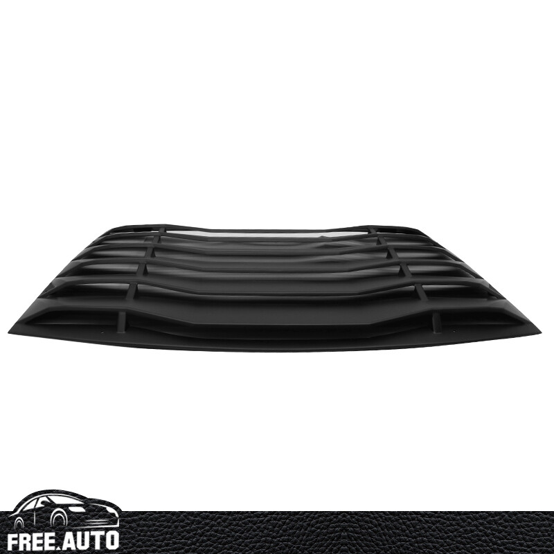 Rear Window Louver Fits 11-23 Dodge Charger Ikon Style Unpainted Black gallery