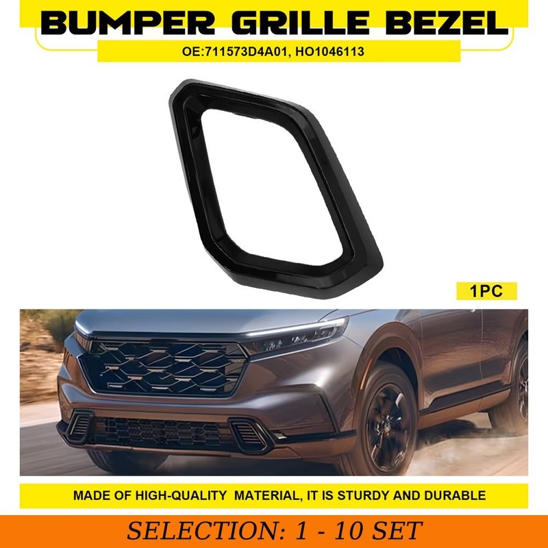 1-10X For Honda CR-V 2023-2025 Fog Light Cover Bezel Trim ABS Front Driver Side