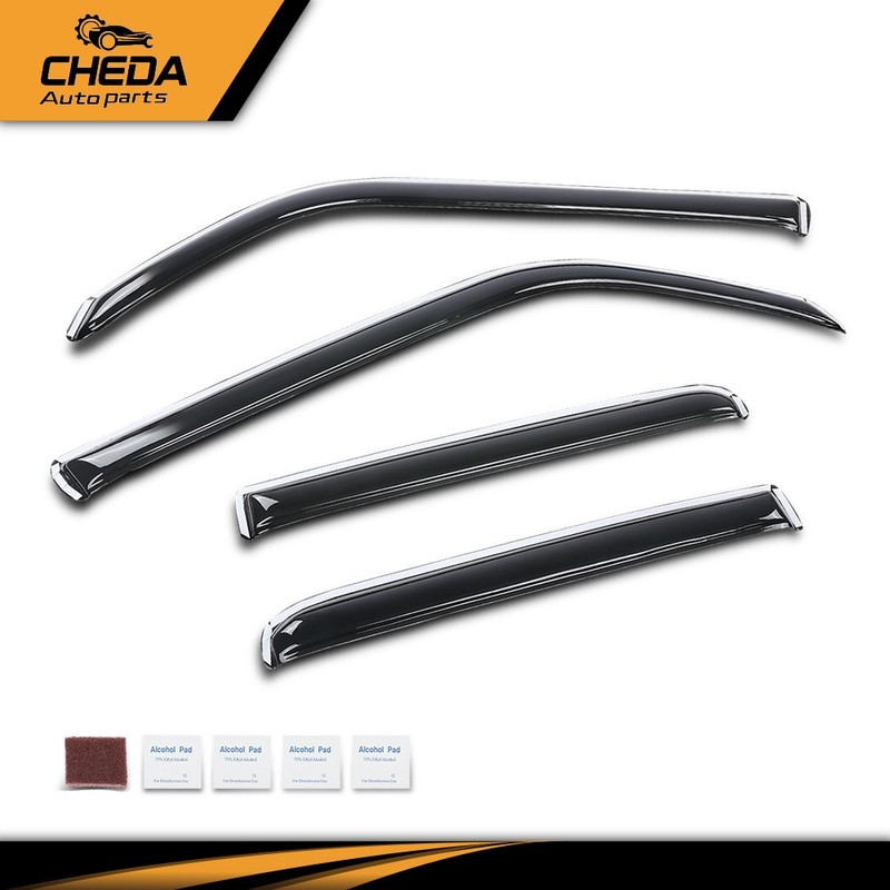 Fit For Toyota 4Runner 2010-2024 In-Channel Rain Guards Window Vent Visors Shade