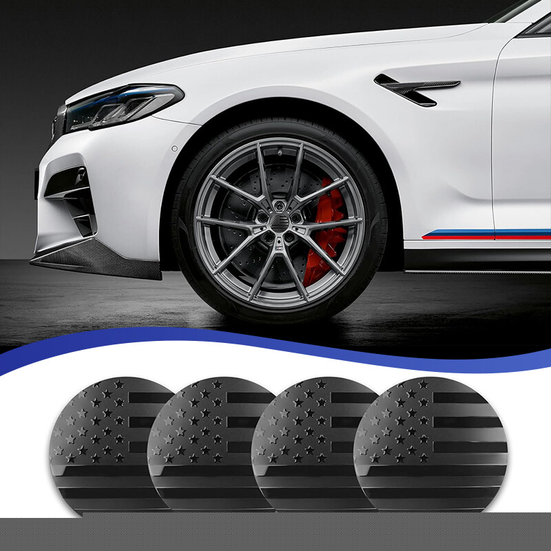 2.2″ 56mm Skull Car Wheel Rim Center Hub Cap Cover Emblem Bone Stickers Decal