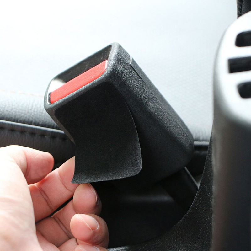 4Pcs Car Seat Parts Belt Buckle Anti-Scratch Sticker Protector Car Accessories gallery