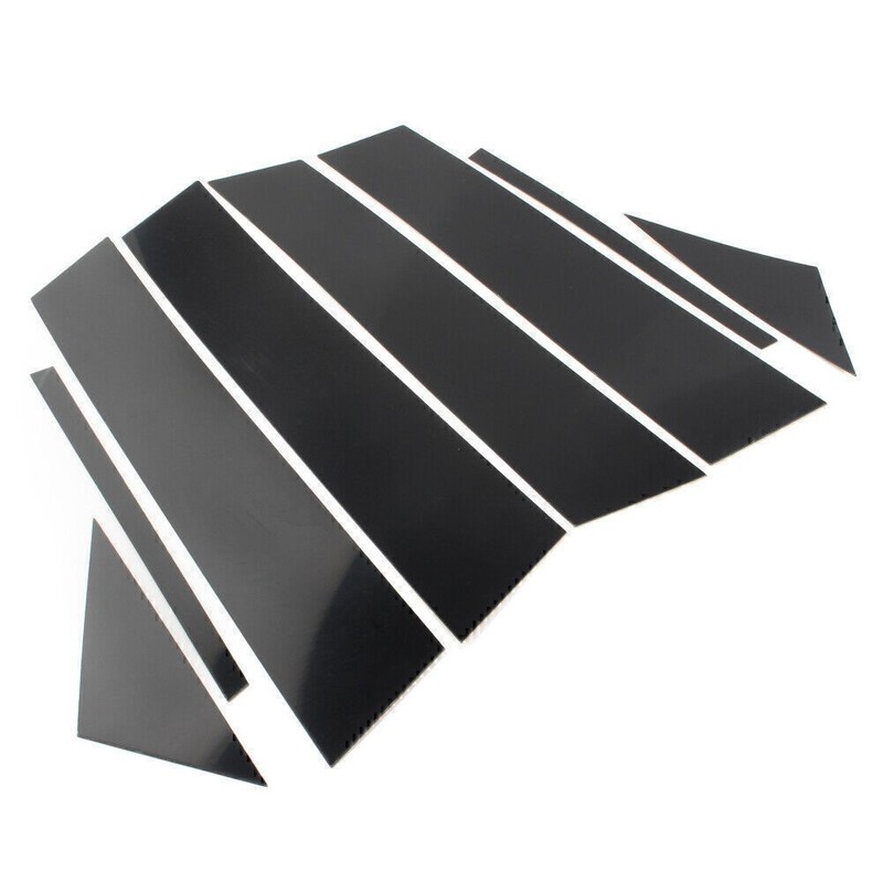 Pillar Posts Door Trim (8pcs/Set) FIT FOR Mazda 3 Sedan 2019-2021 Glossy Black gallery